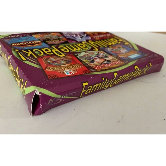 Family Game Pack! Advantage 32 Games for PC 7 Discs Atari Monopoly Casino - Picture 5 of 7